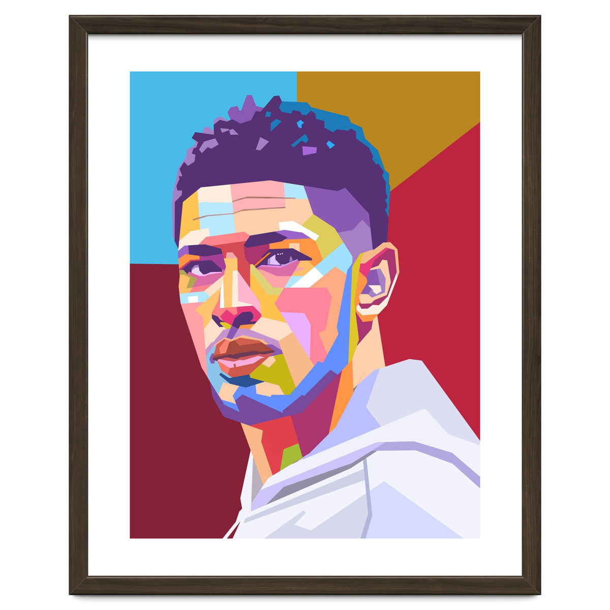 Jude Bellingham pop art portrait