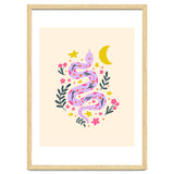 Lunar Snake  - lavander and cream thumbnail