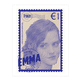 Emma Watson Stamps Art (Print Only) thumbnail