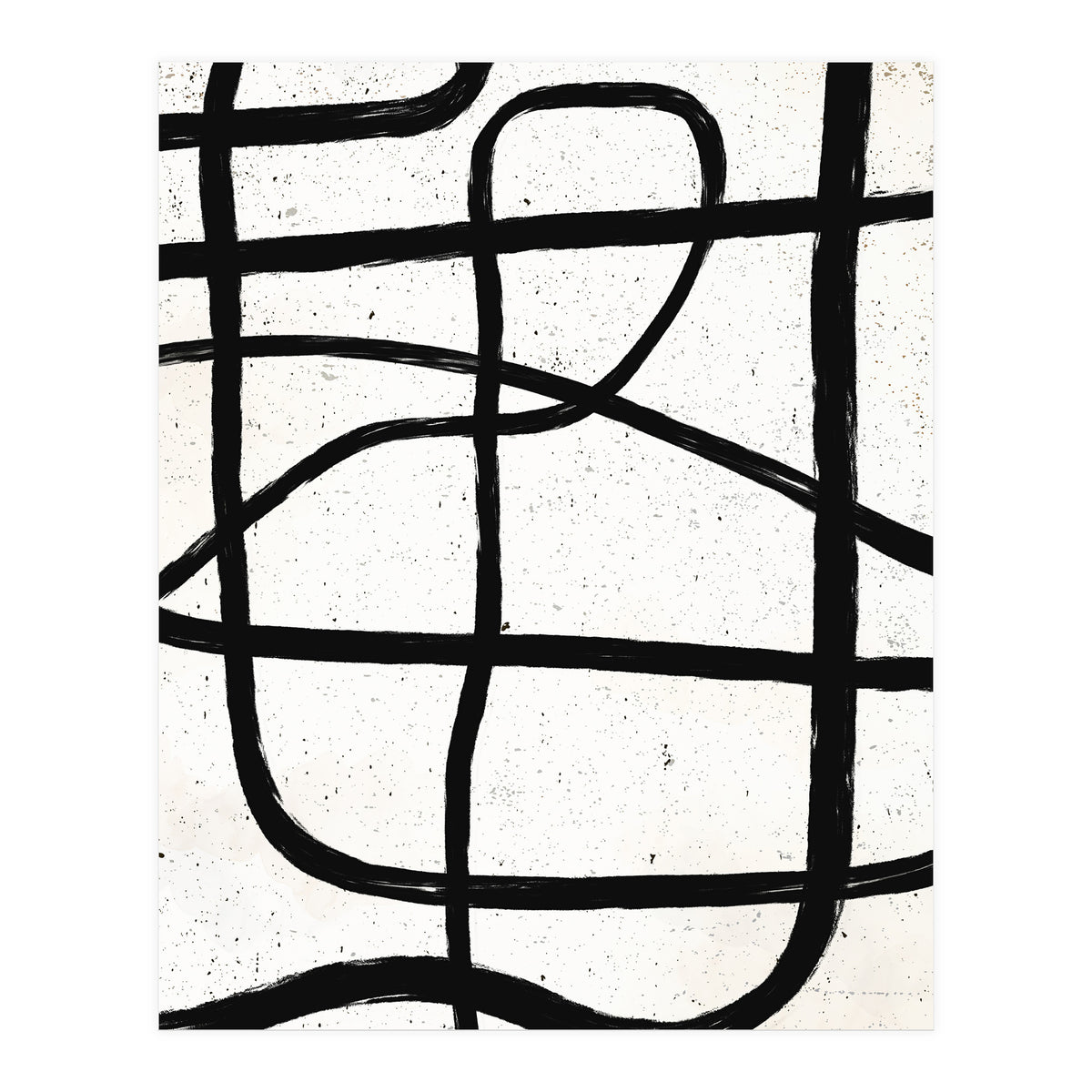 Nordic Scandinavian Marker Ink Line I (Print Only)