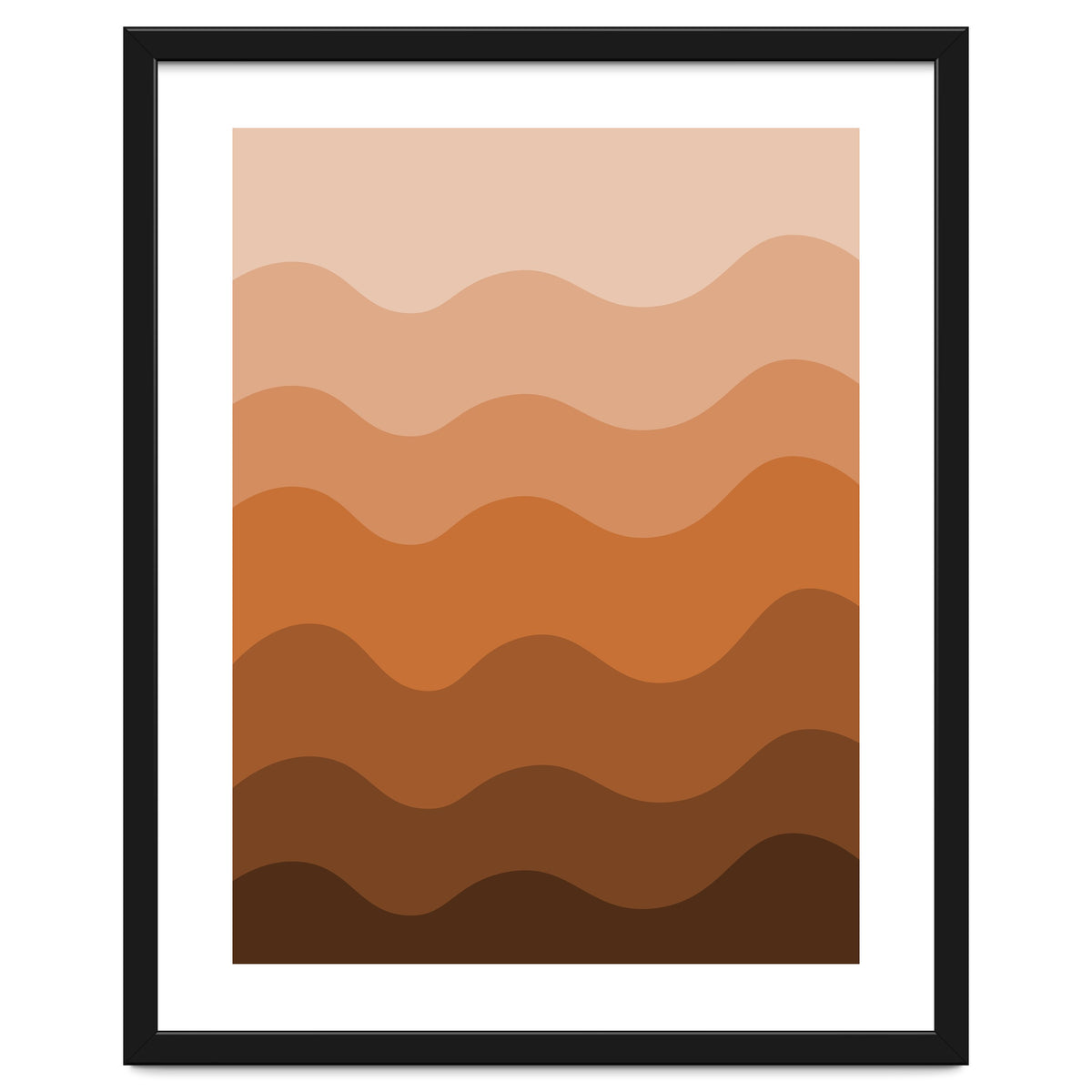 Brown gradient design