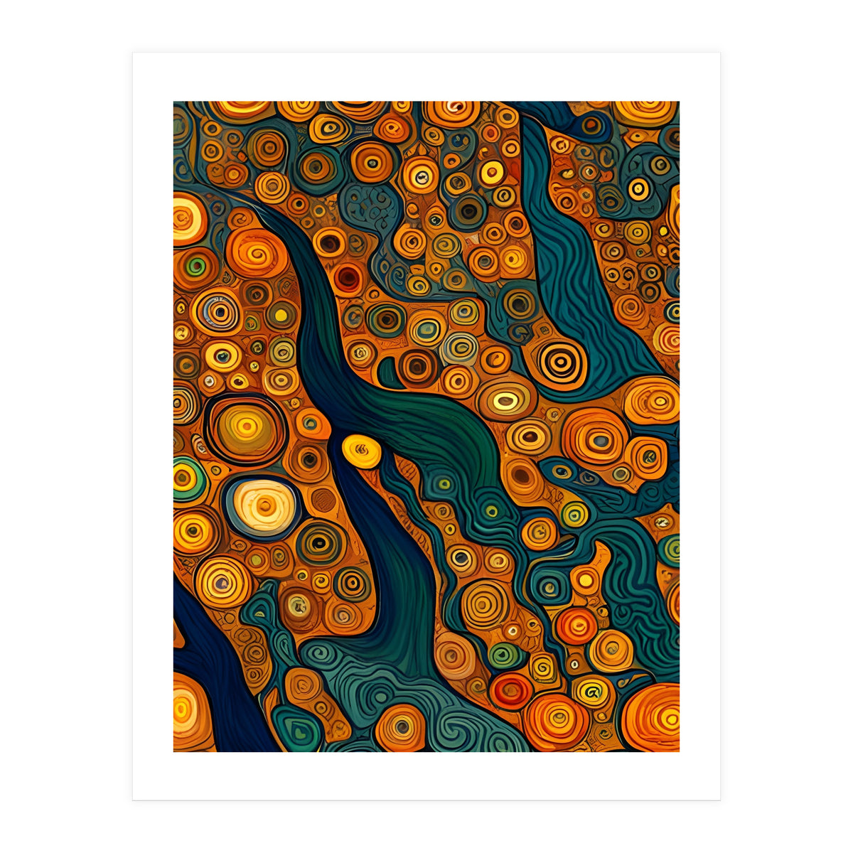 Artificial Masterworks - Klimt van Gogh (Print Only)