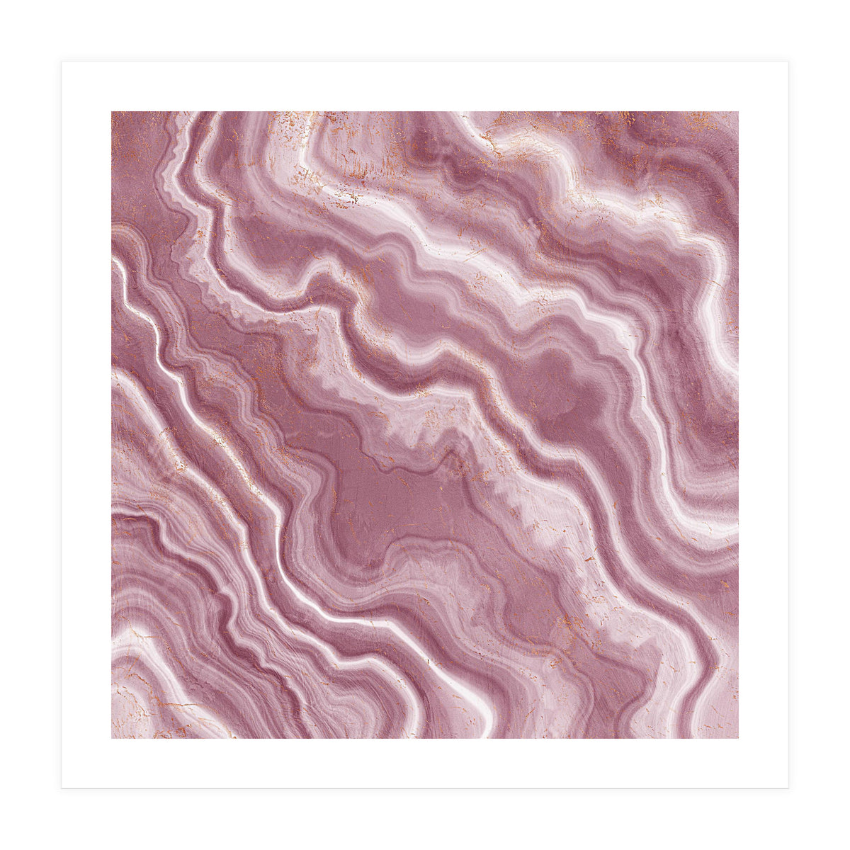 Pink Agate Texture 06  (Print Only)