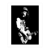 Ian Anderson Rock Music Legend in Grayscale (Print Only) thumbnail
