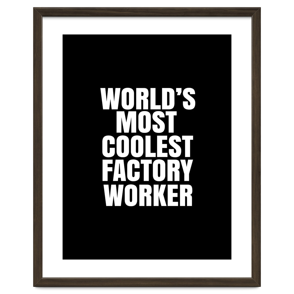 World's most coolest factory worker