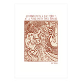 Woman With A Butterfly (Print Only) thumbnail