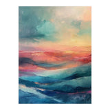 Ethereal Abstract Mountain Mist Painting (Print Only) thumbnail