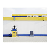 Yellow and blue gas station (Print Only) thumbnail
