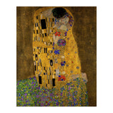 Gustav Klimt The Kiss Gold Romantic Art (Print Only) thumbnail
