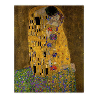 Gustav Klimt The Kiss Gold Romantic Art (Print Only)