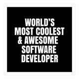 World's most coolest and awesome software developer (Print Only) thumbnail