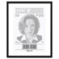 Receipt Art Gillian Anderson