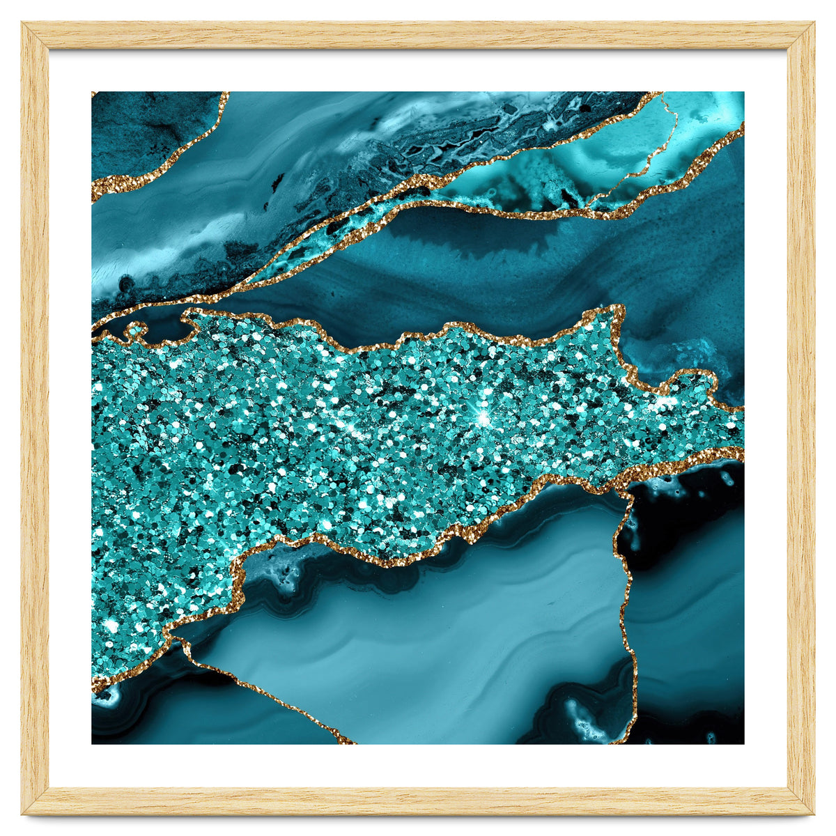 Agate Glitter Ocean Texture 09