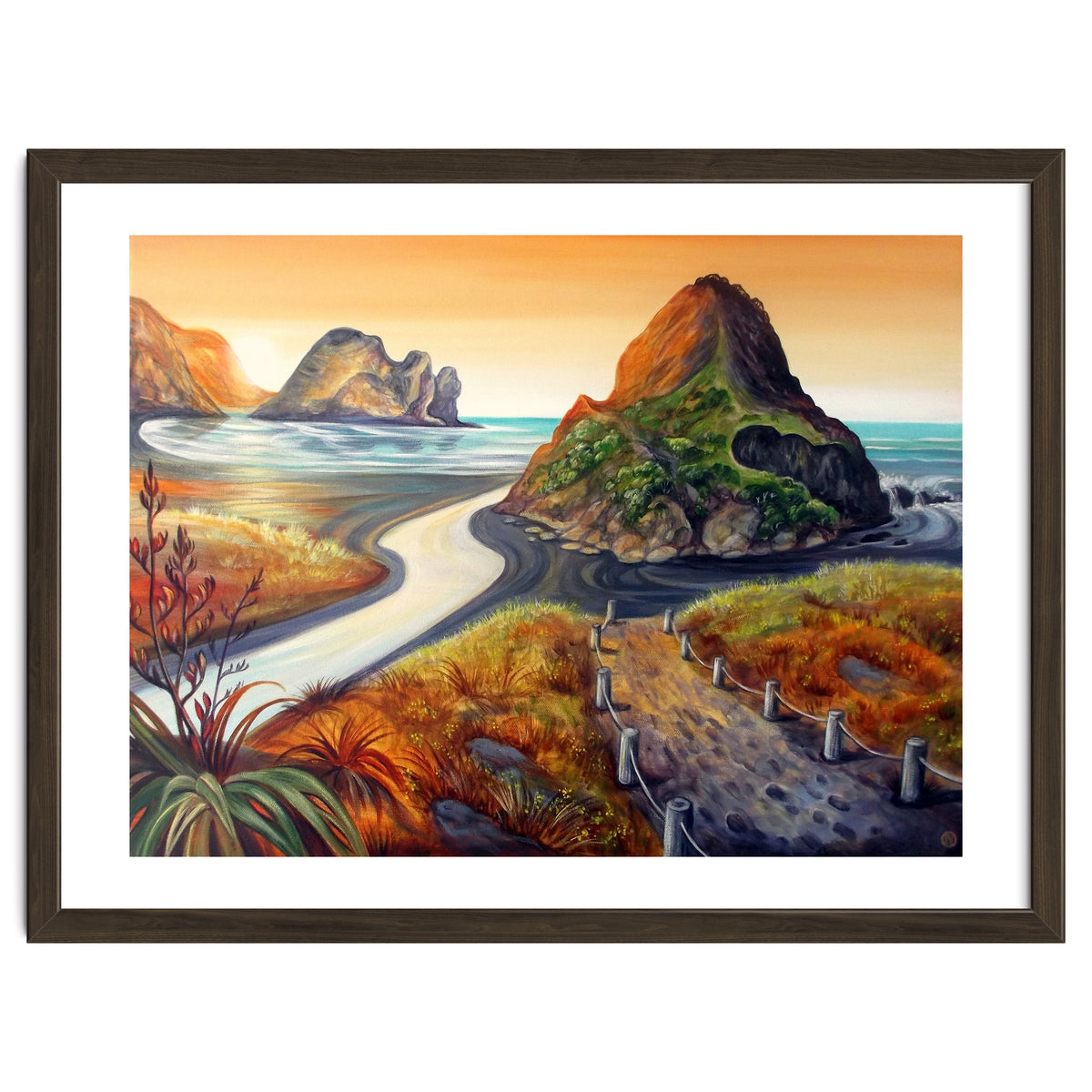 Piha In Golden Tones