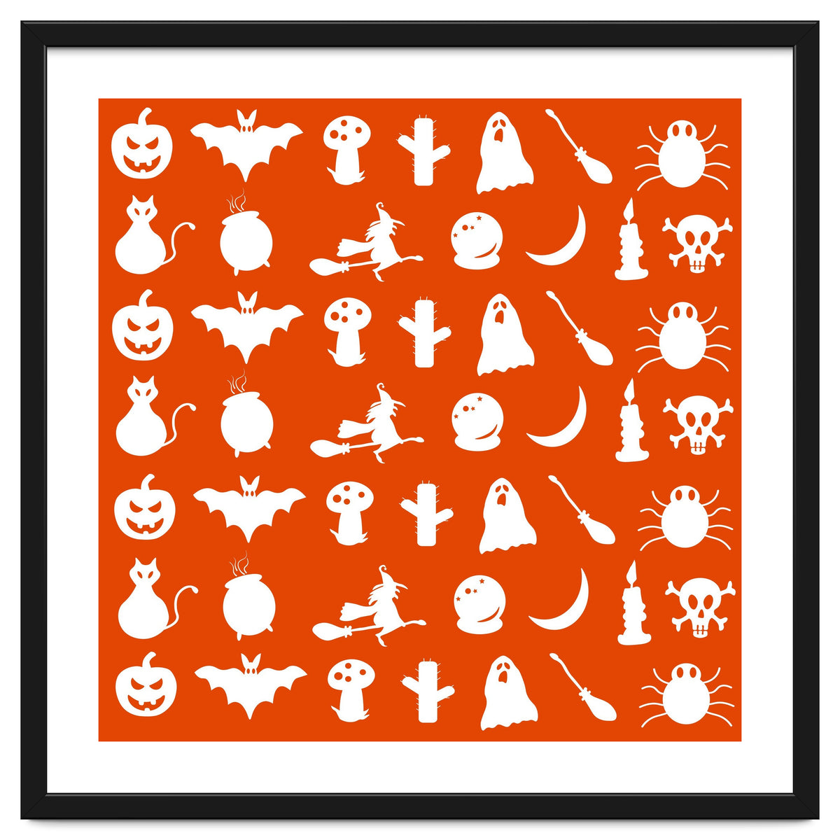 Halloween Icons Pattern