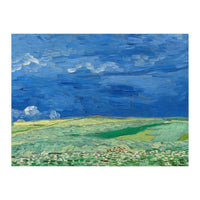 Wheatfield under Thunderclouds. Date: July 1890, Auvers-sur-Oise. Dimensions: 50.4 cm x 101.3 cm,... (Print Only)