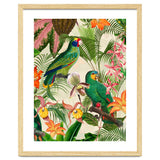 Parrots in tropical Jungle thumbnail