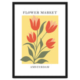 Amsterdam Flower Market - Modern Colorful Botanical Print thumbnail