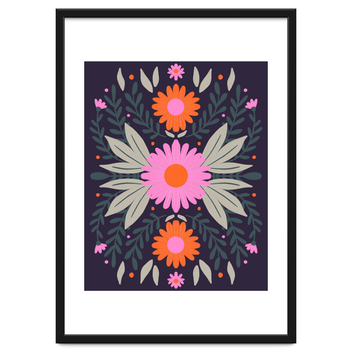 Pink And Orange Flowers