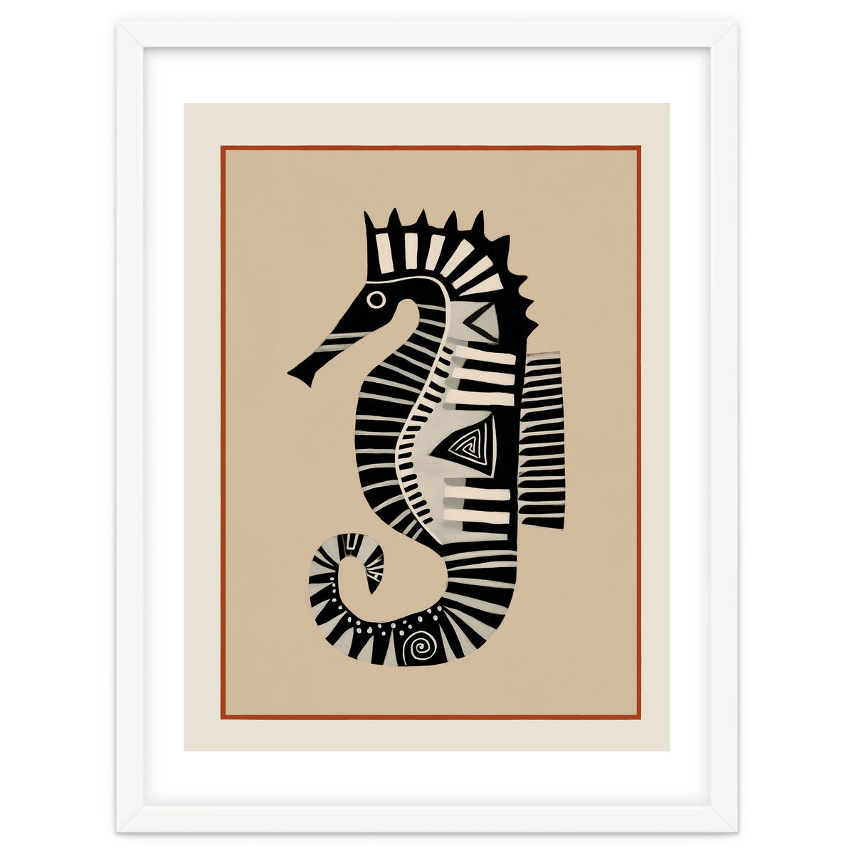 Striped Seahorse II