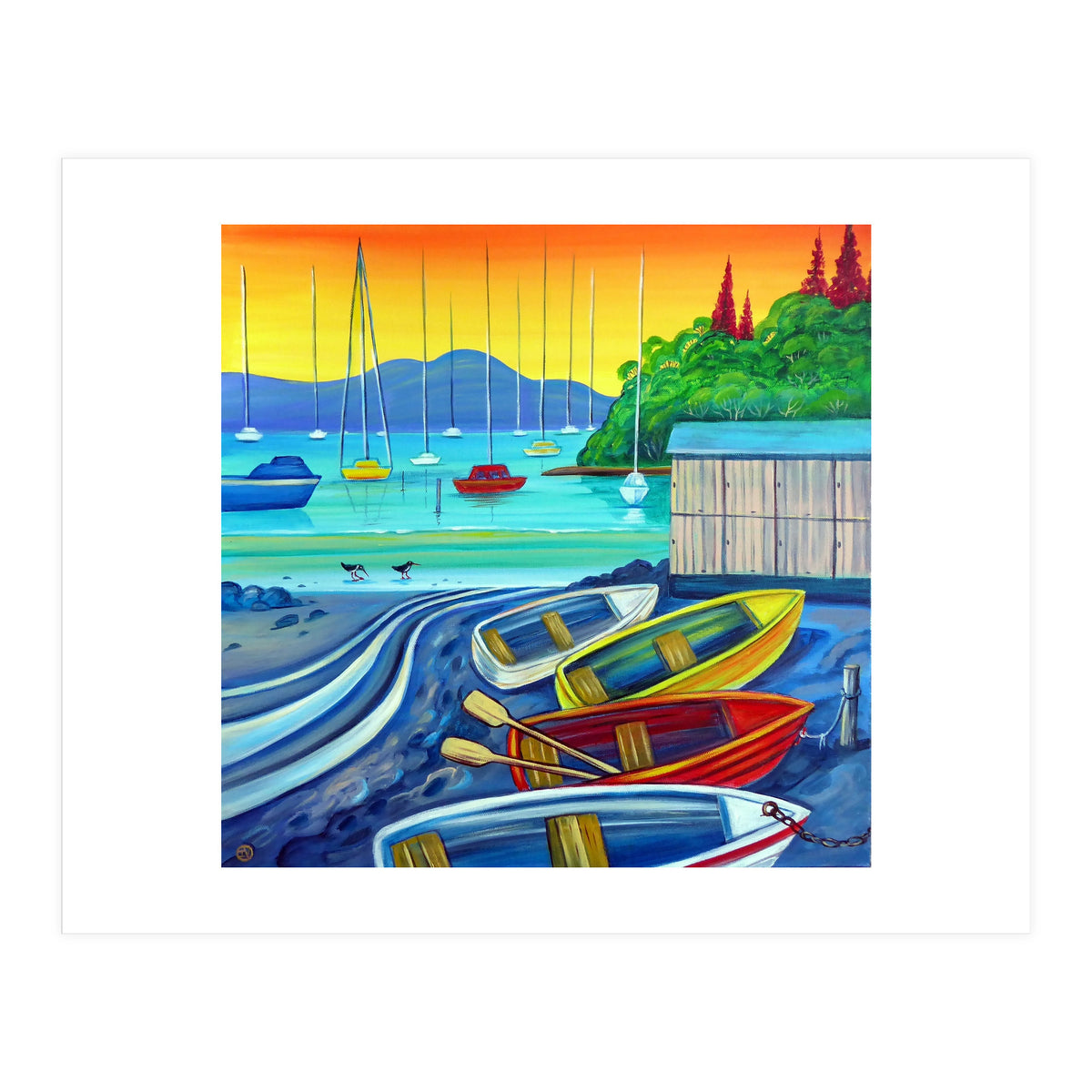 Sandspit Harbour (Print Only)