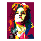 Suzi Quatro Blues Singer Pop Art WPAP (Print Only) thumbnail