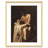 Francisco Ribalta / 'Christ Embracing Saint Bernard', ca.  1626, Spanish School, Oil on canvas. thumbnail