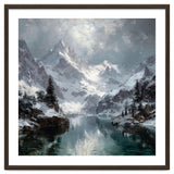 Majestic Snow-Capped Alpine Peaks Reflecting thumbnail