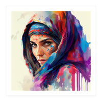 Vivid Veil Side Portrait (Print Only)