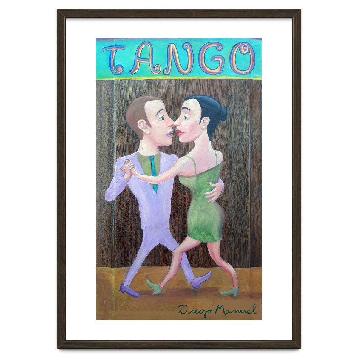 Pareja De Tango 2 Madera