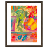 Colorful abstract summer lemons floral still life thumbnail