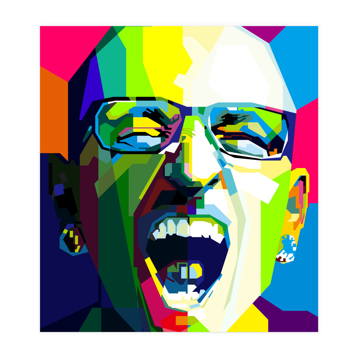 Chester Bennington Lingkin Park Pop Art Wpap (Print Only)