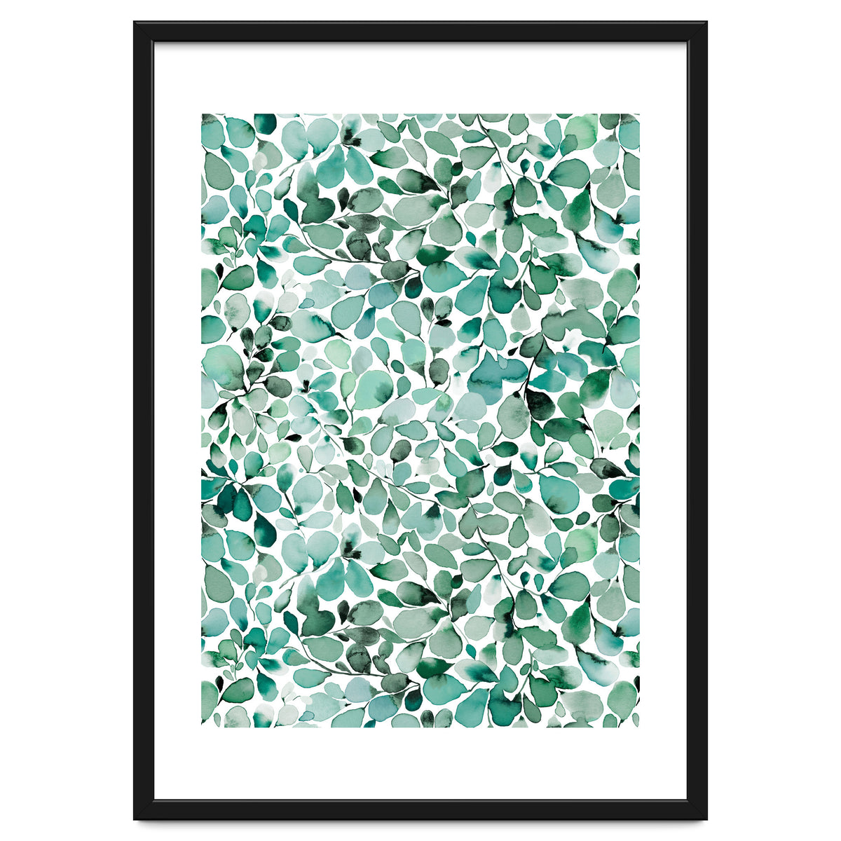 Leaffy Eucalyptus Botanical Leaves Green