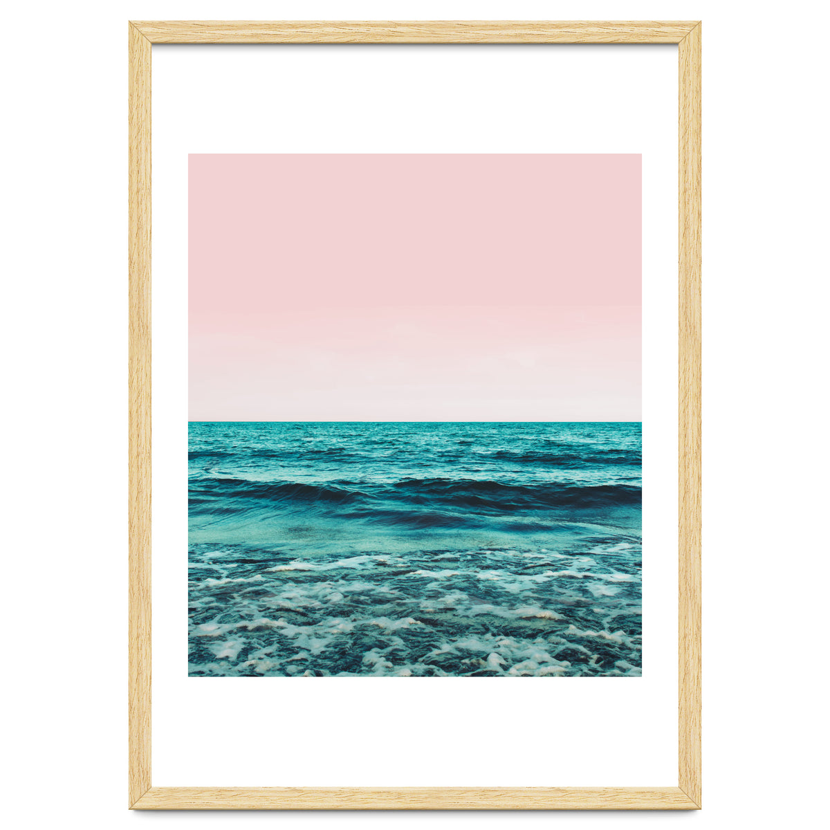 Ocean Love | Sea Beach Sand Waves Photography | Blush Nature Scenic Travel Island Digital