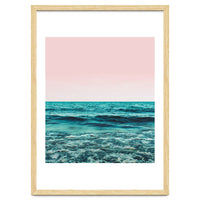 Ocean Love | Sea Beach Sand Waves Photography | Blush Nature Scenic Travel Island Digital