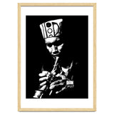 Don Cherry Trumpeter Jazz Music Legend in Grayscale thumbnail