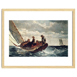 Winslow Homer: Breezing Up (A Fair Wind). Date/Period: 1873 - 1876. Painting. thumbnail
