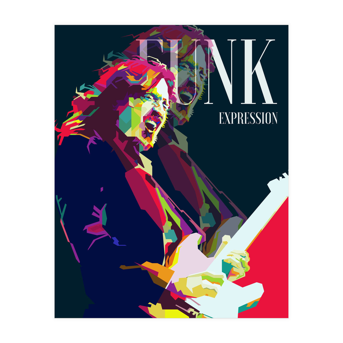 John Frusciante Funk Metal Guitarist WPAP (Print Only)