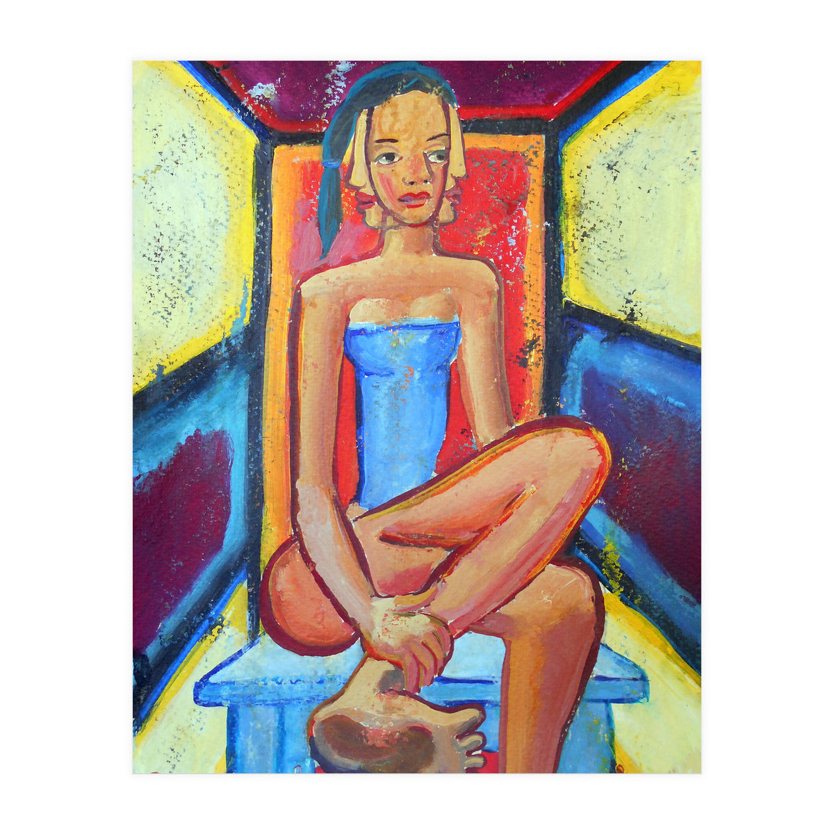 Mujer En La Silla 23 (Print Only)