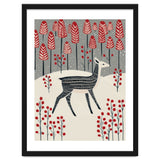 Fawn in a Winter Landscape thumbnail