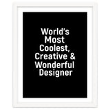 World's most coolest, creative and wonderful designer thumbnail