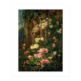 Le Benitier: Notre-Dame-des-Roses. 1850 Canvas, 127 x 90 cm. (Print Only) thumbnail