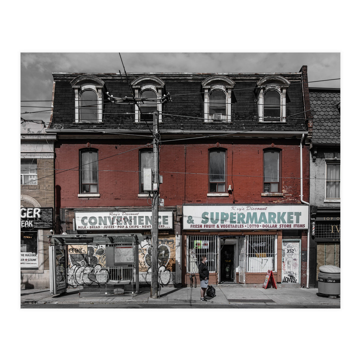 Nos 350 - 352 Queen St E 1 Color Version (Print Only)