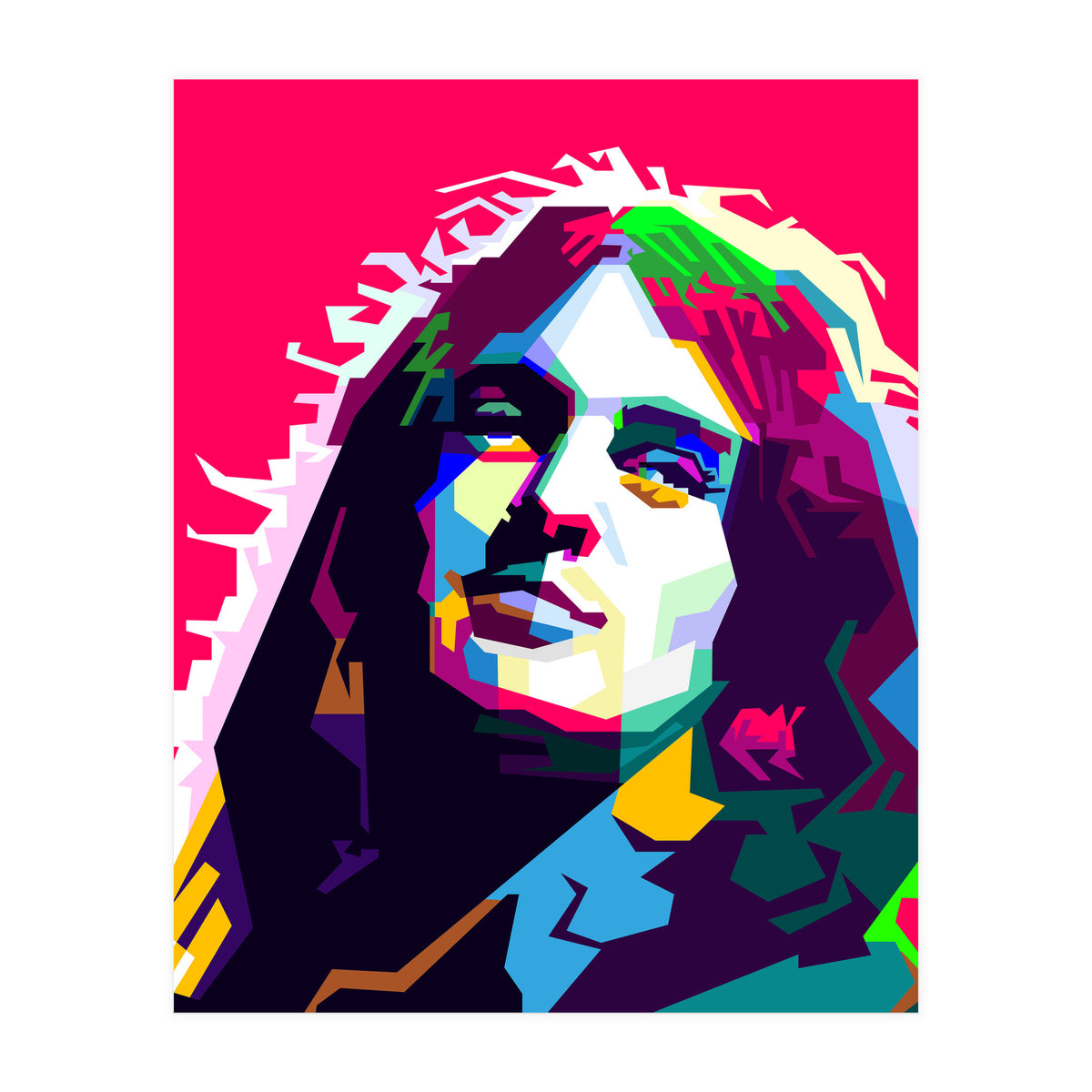 Ian Gillan Hard Rock Singer WPAP Trending Now (Print Only)