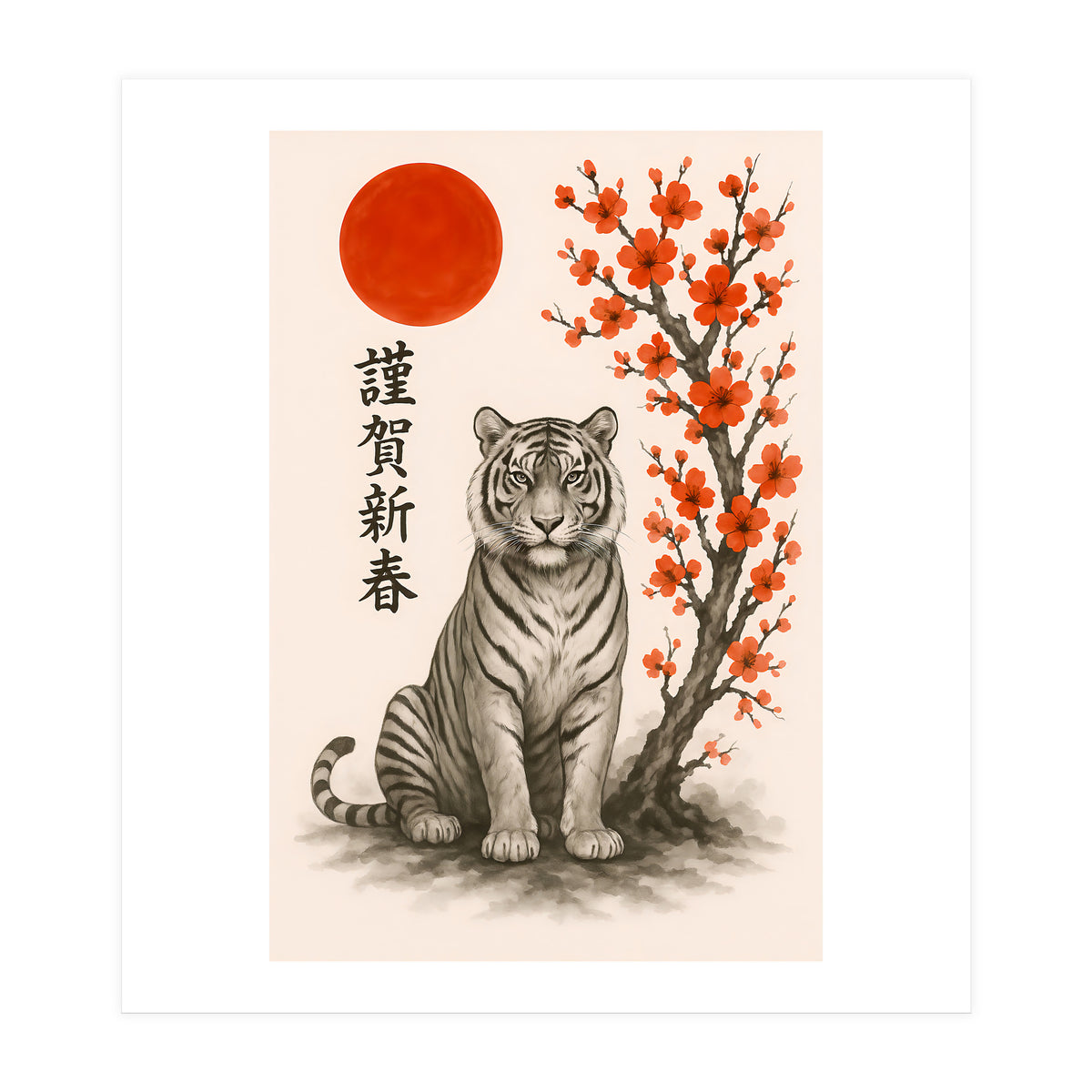 Tiger Japanese (Print Only)