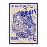 Audrey Hepburn Stamps Art (Print Only) thumbnail