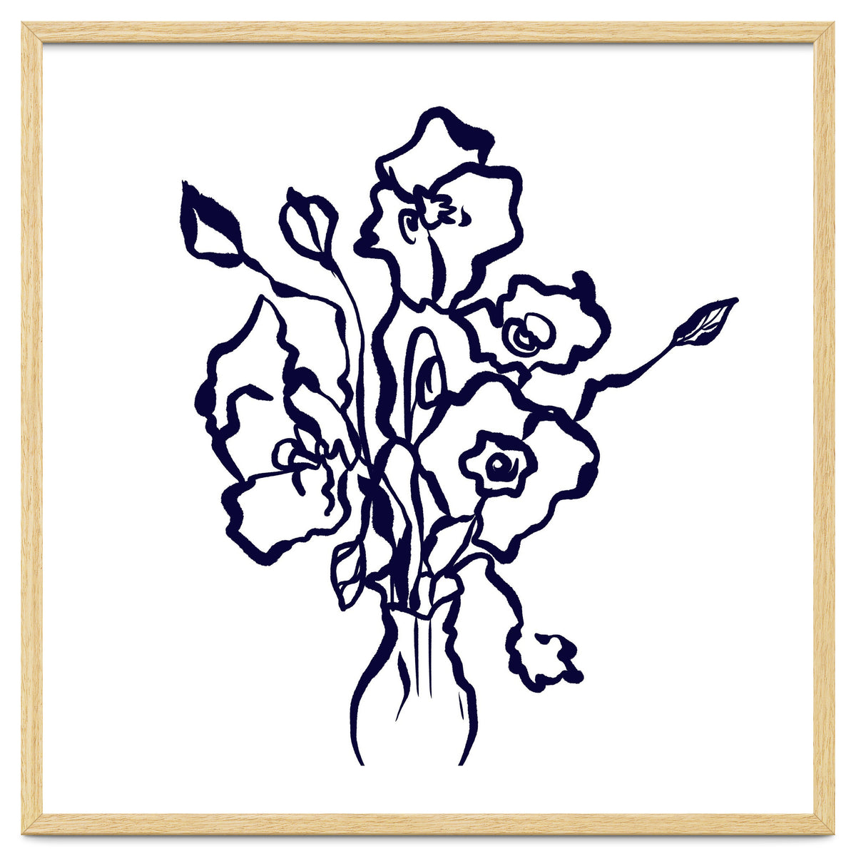 flowers line art
