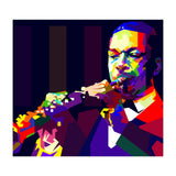 John Coltrane Jazz Musician Pop Art WPAP (Print Only) thumbnail