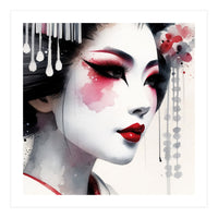 Porcelain Bloom Modern Geisha (Print Only)
