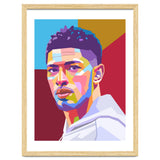 Jude Bellingham pop art portrait thumbnail